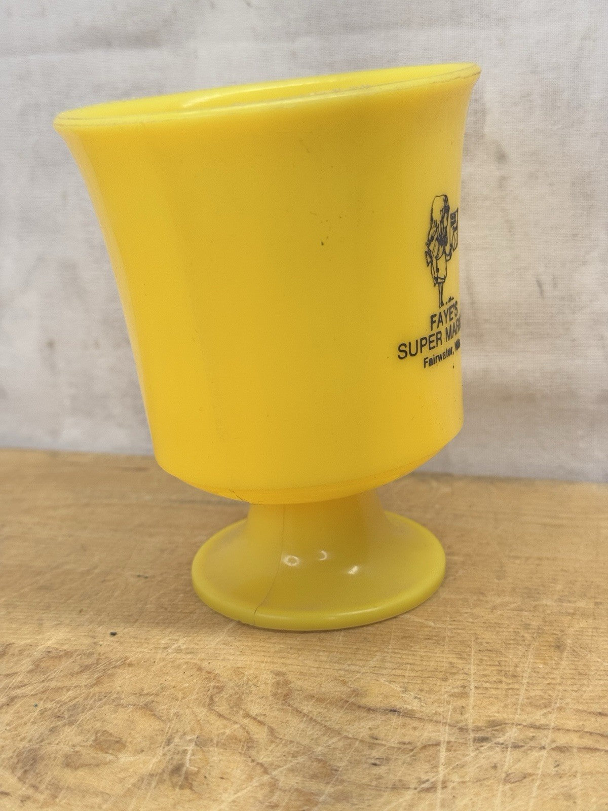 Faye’s Advertisement Cup Fairwater Wisconsin #1325