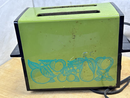 Vintage Green And Black Toaster Display Only #1145
