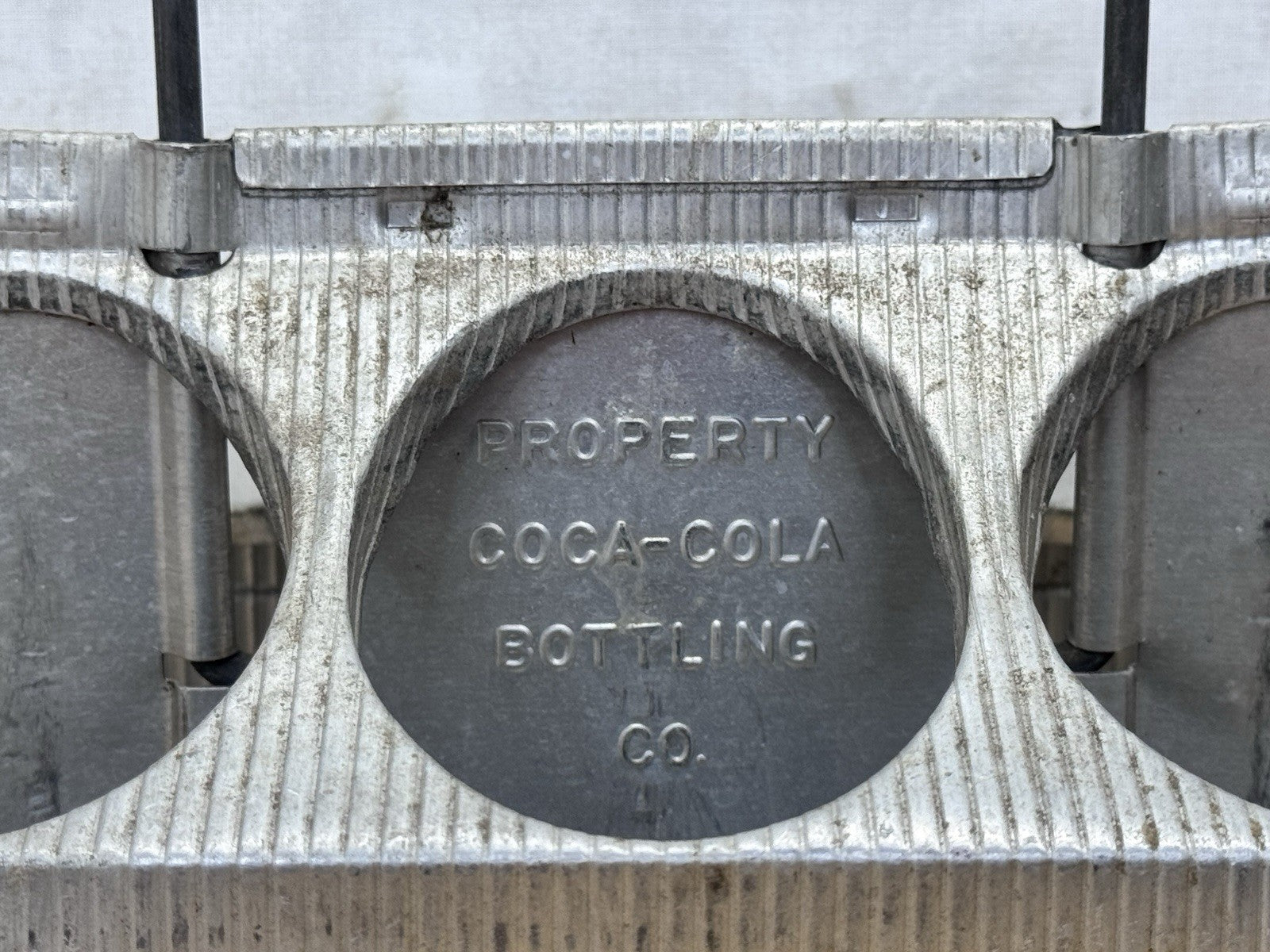 Coca Cola Metal Tin Carrier Vintage #1098