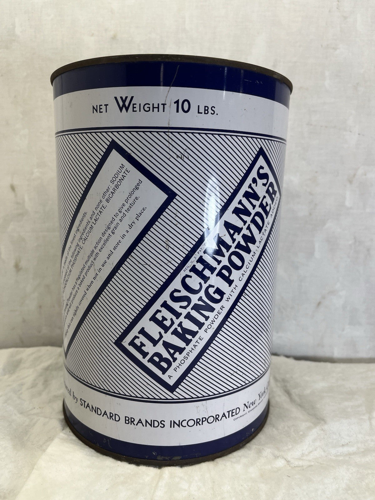 Fleishmans Baking Powder Vintage Tin