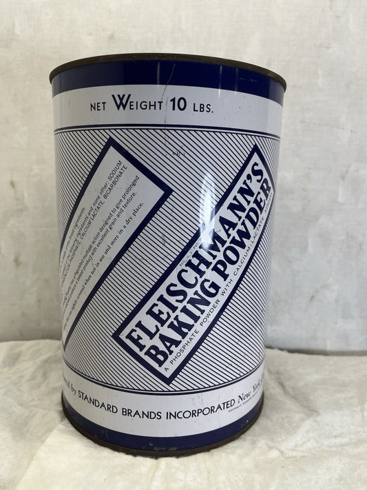 Fleishmans Baking Powder Vintage Tin