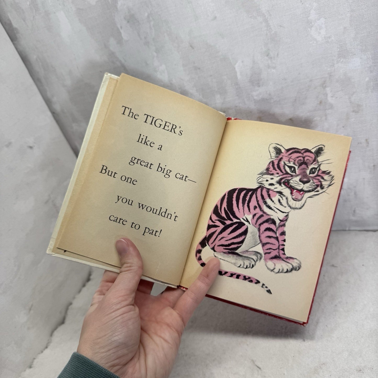 My First Zoo Book A Rand McNally Junior Elf Book Vintage Children’s Book