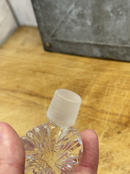 Vintage Crystal Perfume Bottle #1389