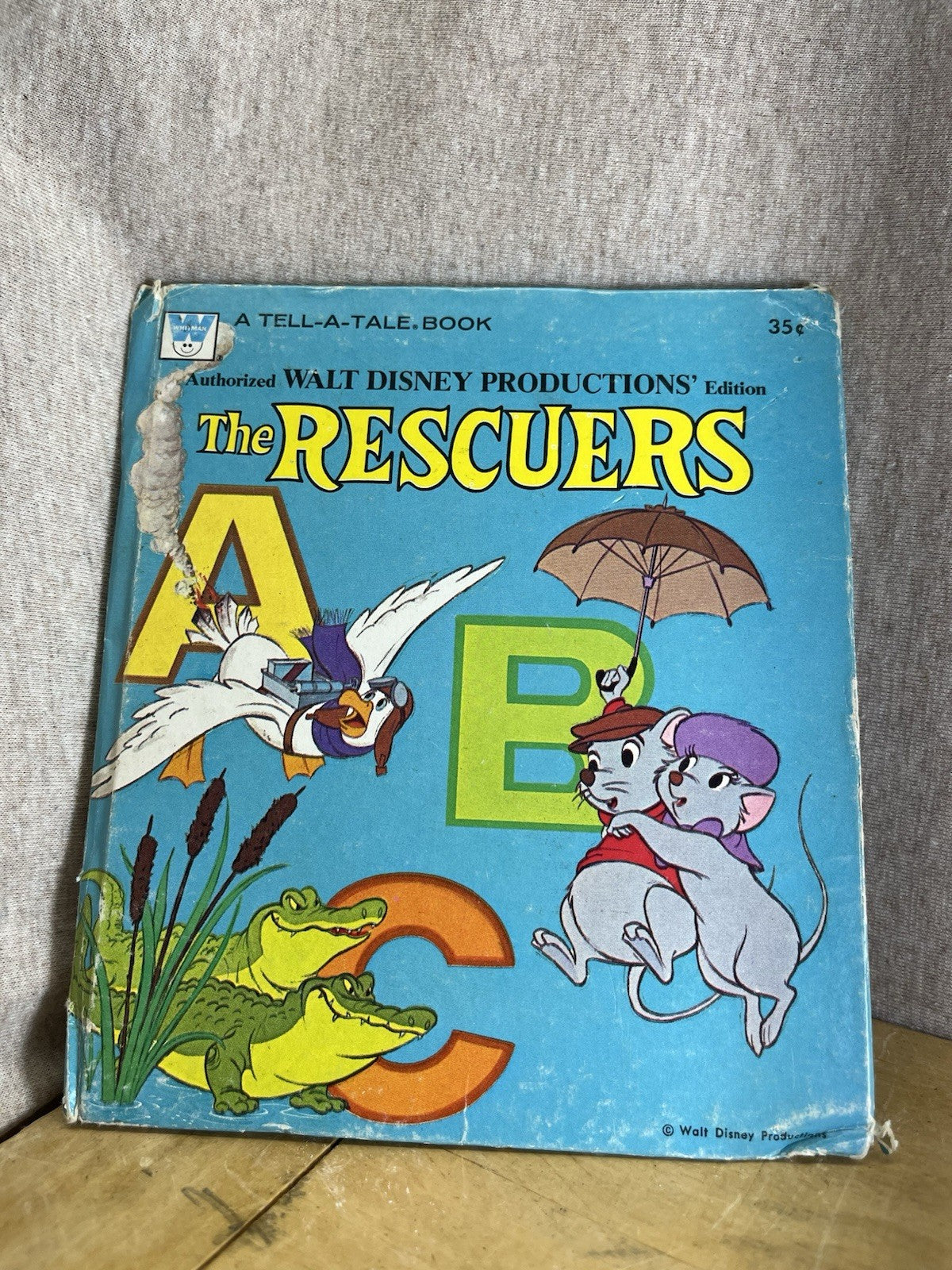 Child’s Rescuers Walt Disney Book