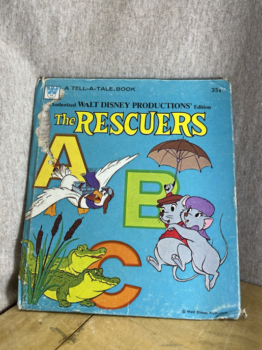 Child’s Rescuers Walt Disney Book