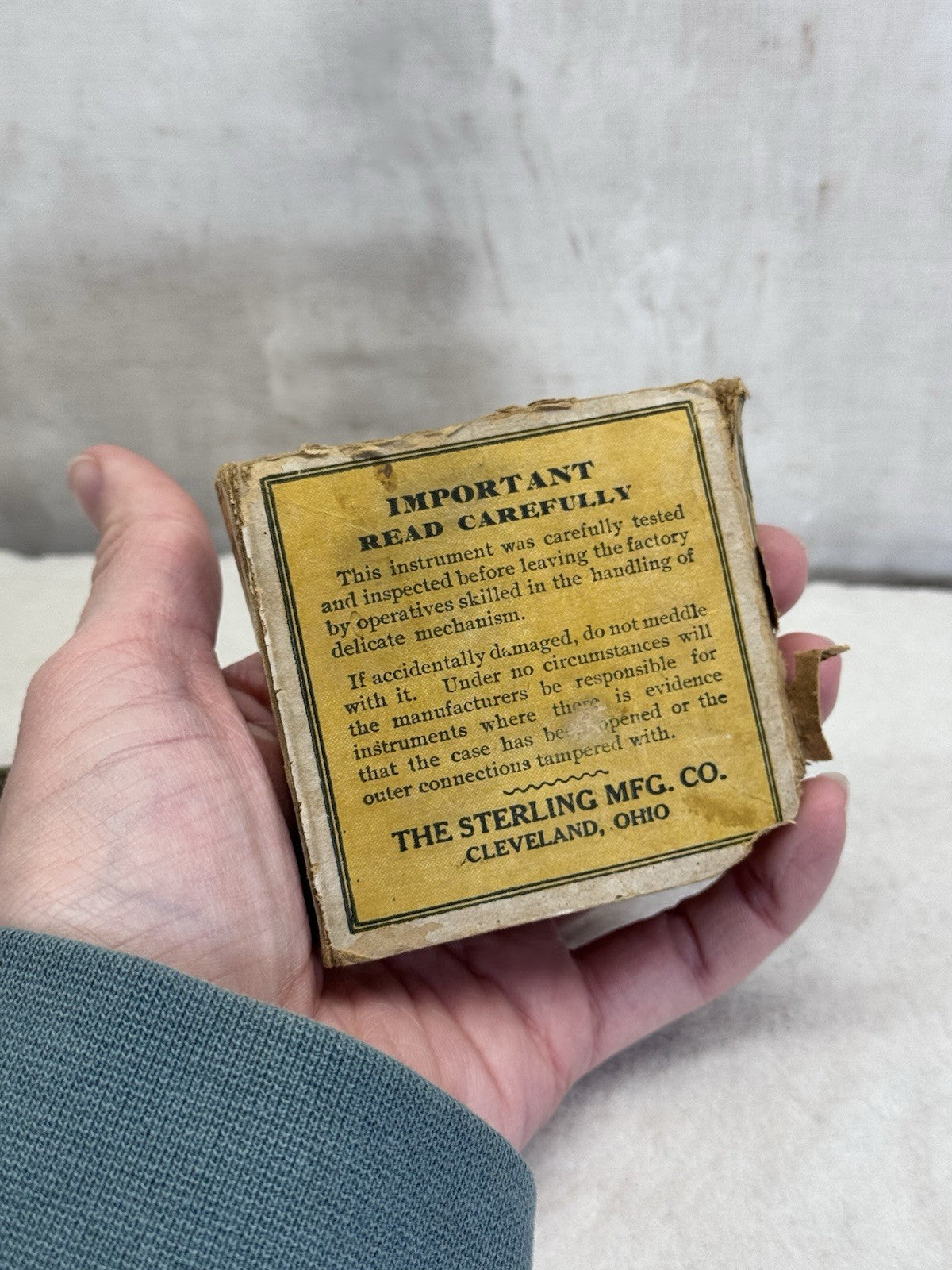 Sterling Pocket Voltammeter Vintage