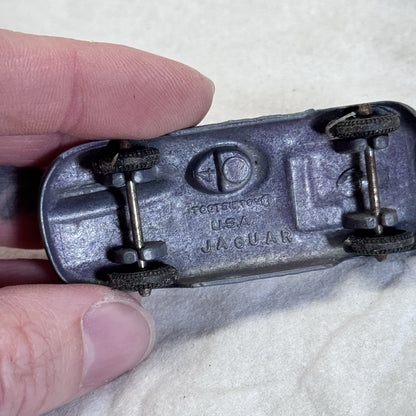 Vintage Tootsie Toy Jaguar Car Purple