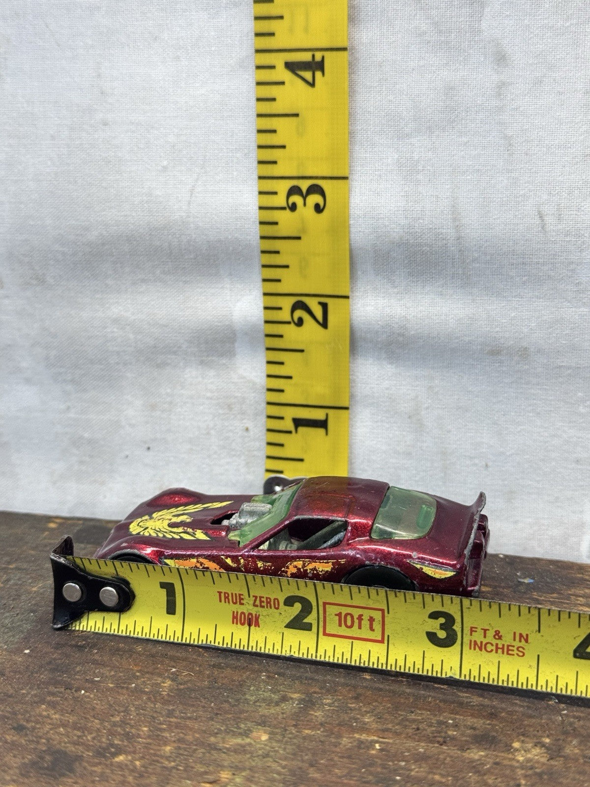 1977 RARE Hot Wheels Metallic Red Hot Bird Trans Am Firebird #1294
