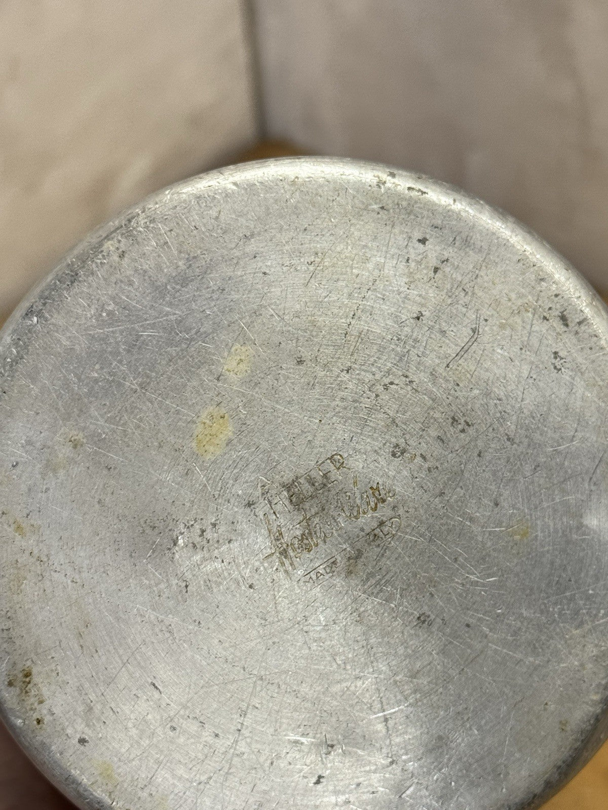 Aluminum Tea Canister Hostessware Vtg #1361