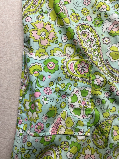 1960s, 70s Women’s Floral S Sleeve Dress