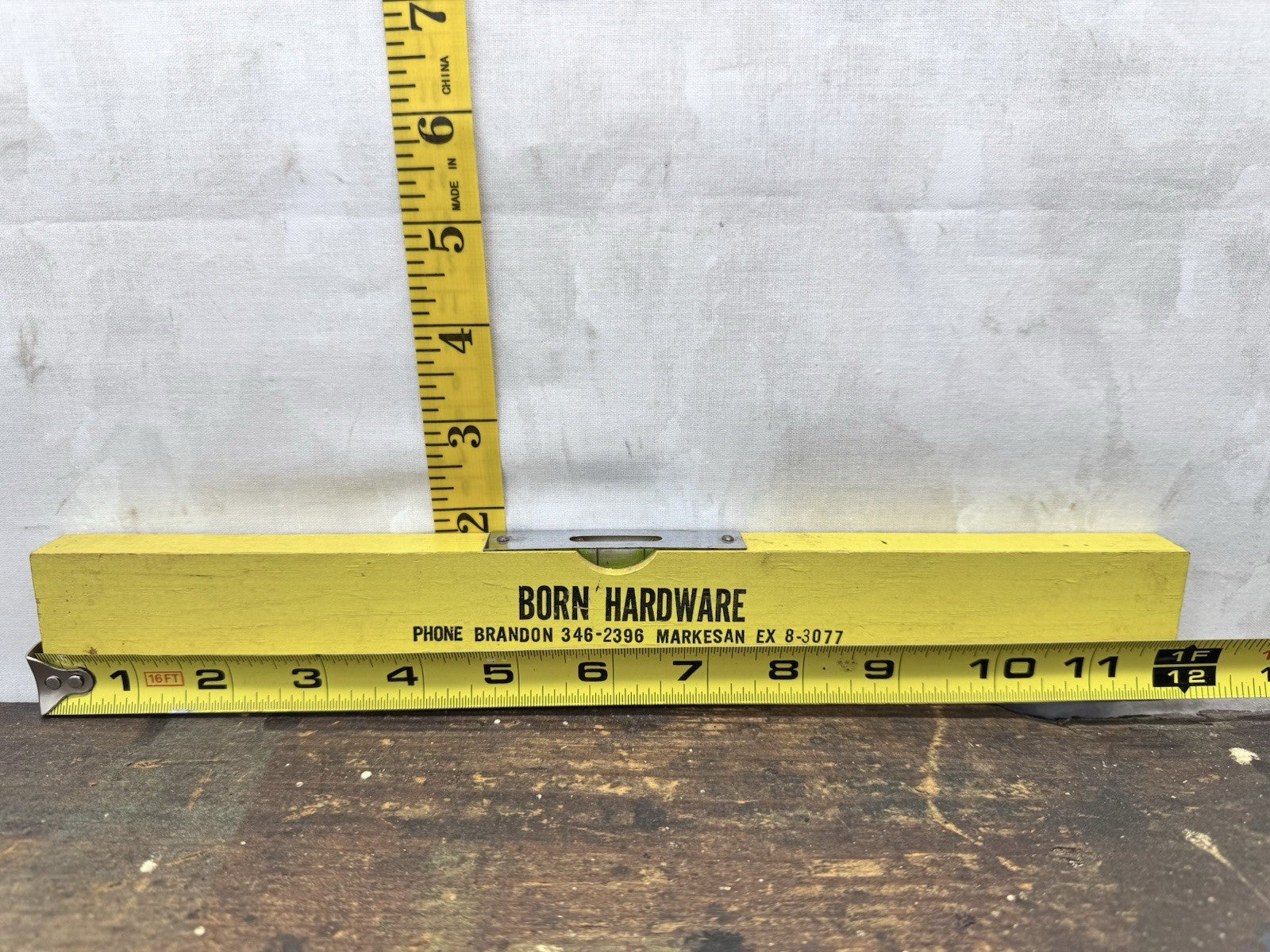 Born Hardware Fairwater Wisconsin Advertisement Vintage #1196