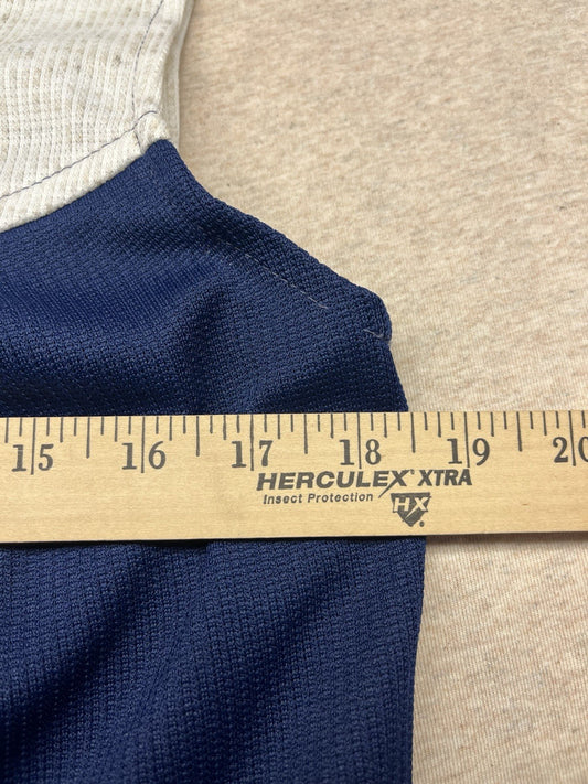 1970s, 80s Women’s Blue And White Sleeveless Dress