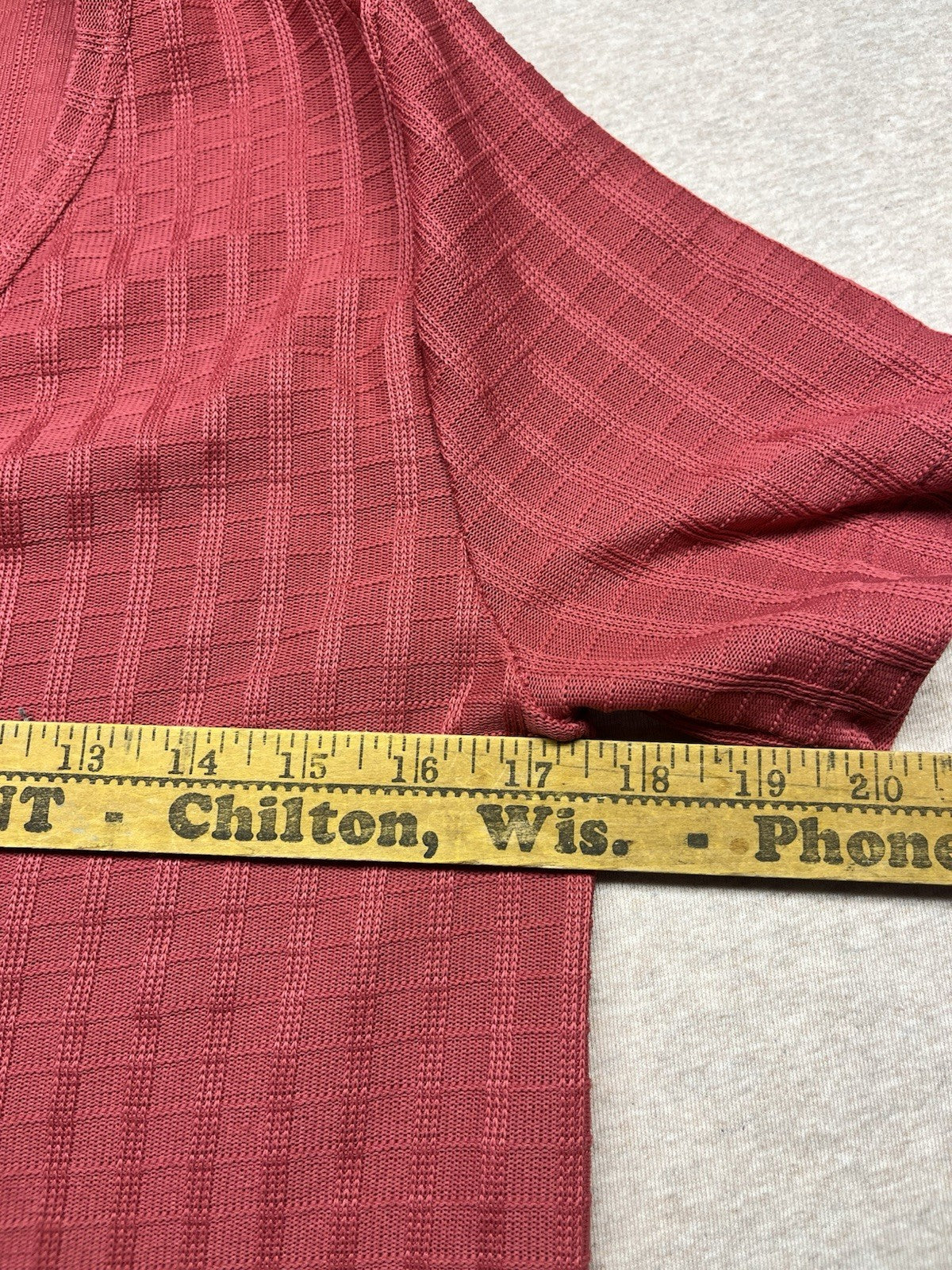 1980s Women’s S Sleeve Orange Knit Top