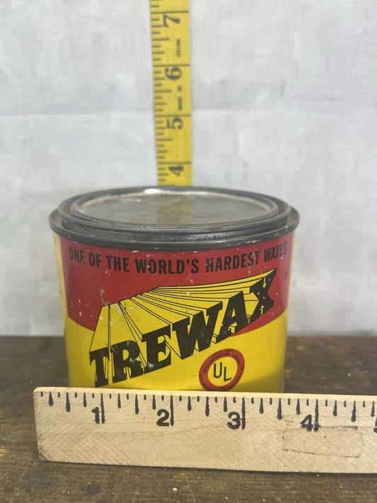 Vintage Trewax Tin Mancave