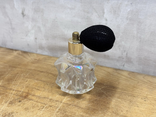 Opalescent Vtg Perfume Bottle Atomizer #1374