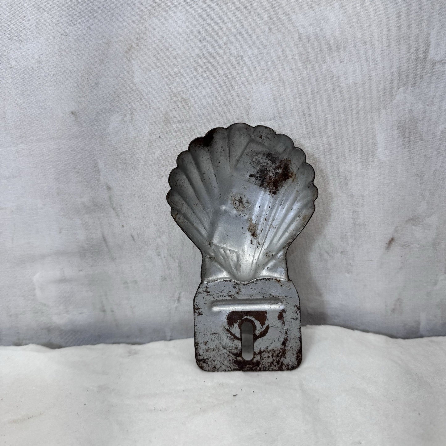 Vintage Shell Oil License Plate Topper