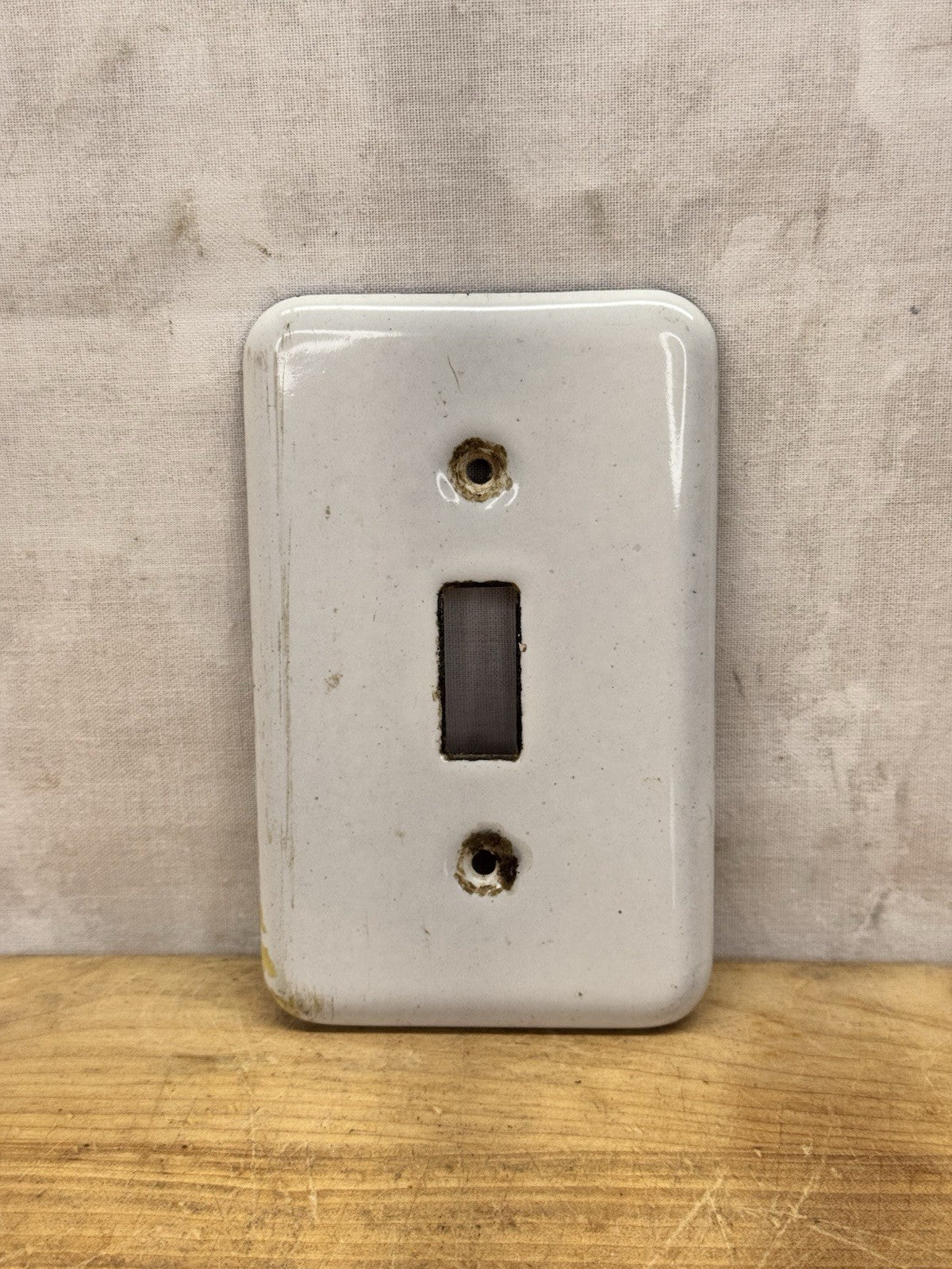Porcelain Light Switch Plate Cover Antique #S-1527