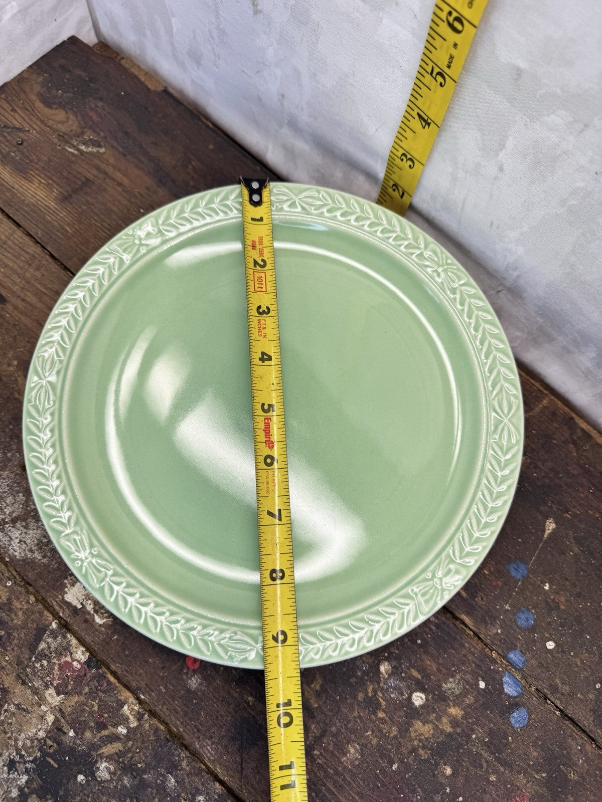 Set Of Four Laurella Dinner Plates Antique #1418