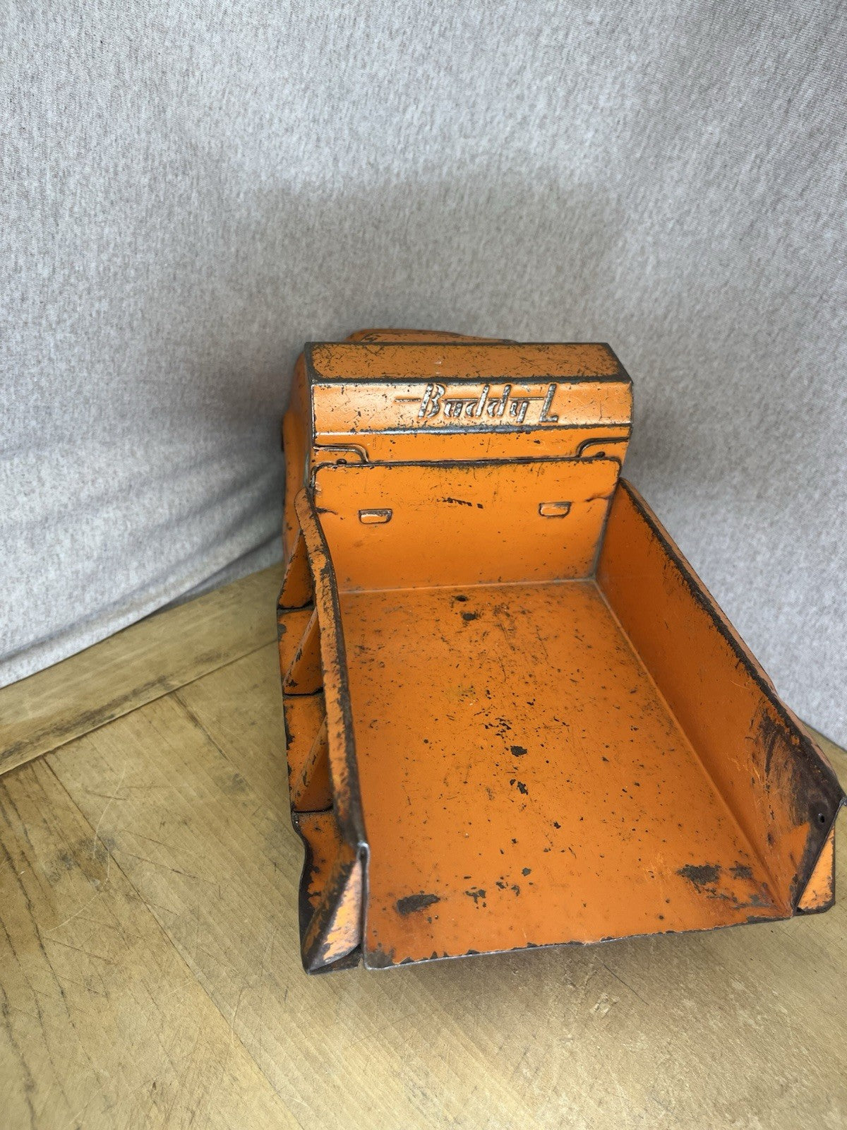 vintage buddy L hydraulic dump truck