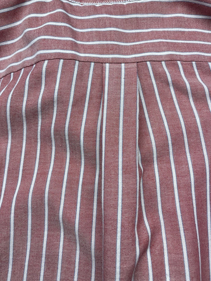 1970s, 80s Women’s L Sleeve Red Stripe Cotton Top