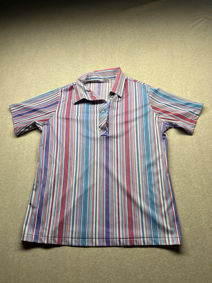 1970-80s Women’s S Sleeve Striped Knit Top
