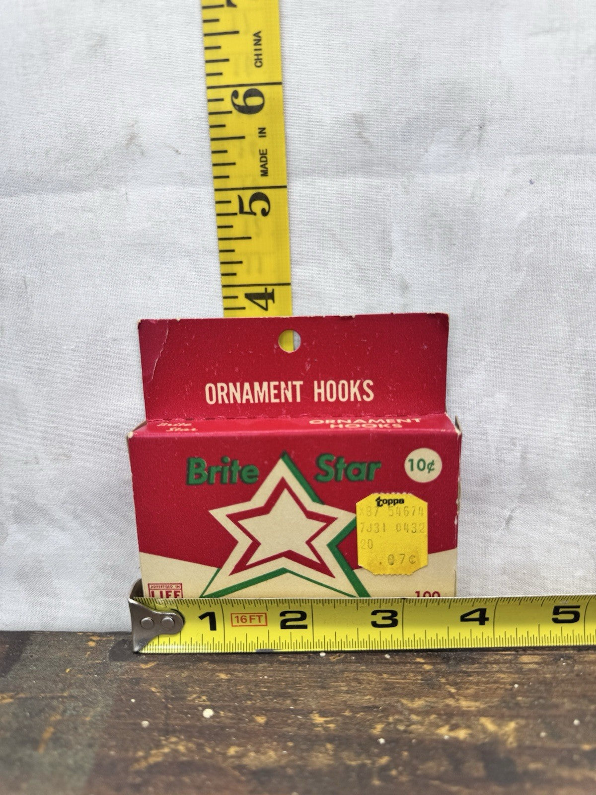 Vintage Ornament Hooks With Box #1113