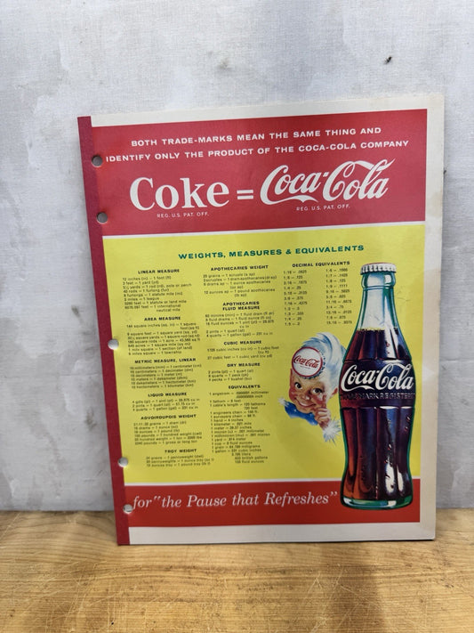 Coca Cola Advertising Vintage Notebook NOS #1500