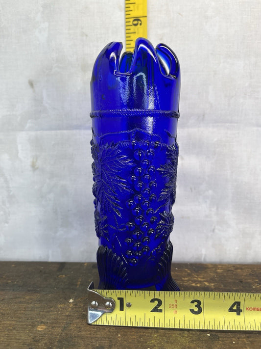 Vintage Cobalt Blue Vase #105