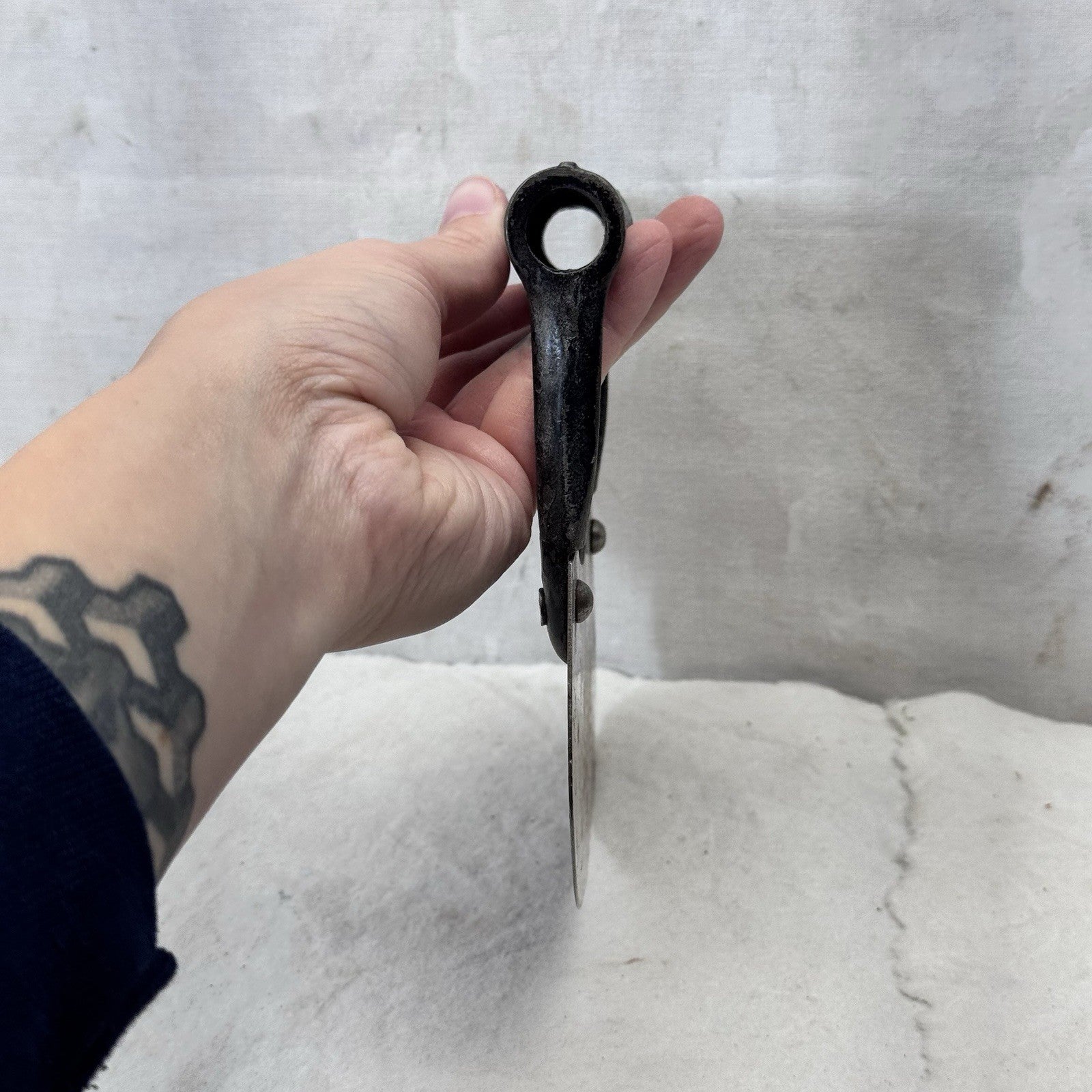 Antique Metal Hand Food Chopper