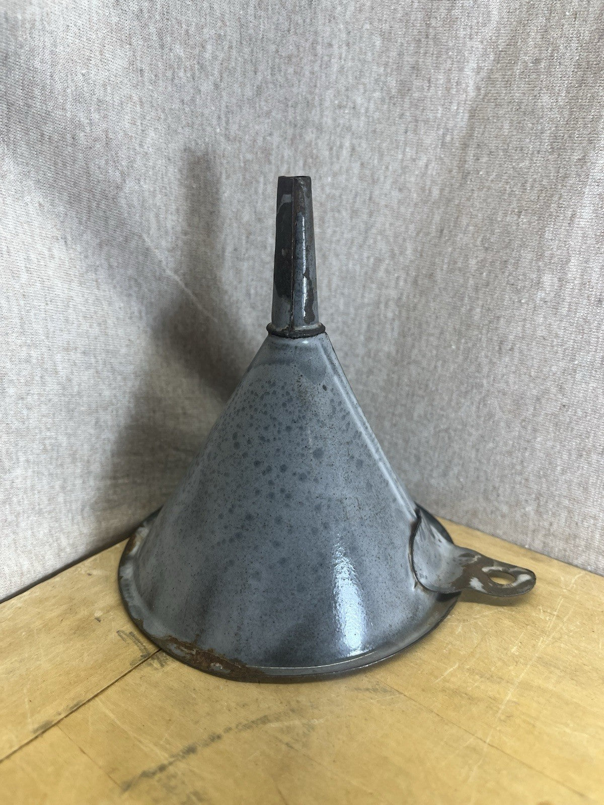 Grey Enamel Funnel