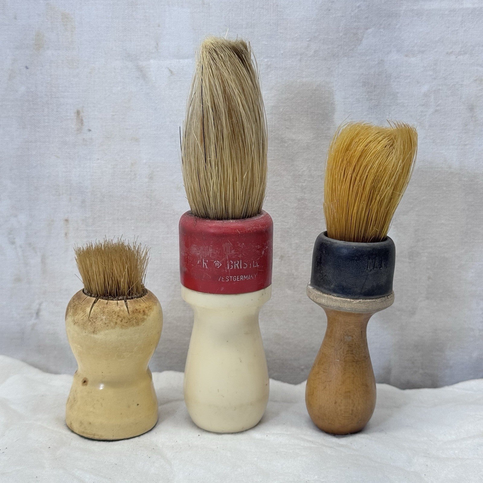 Three Vintage Shaving Brushes 
