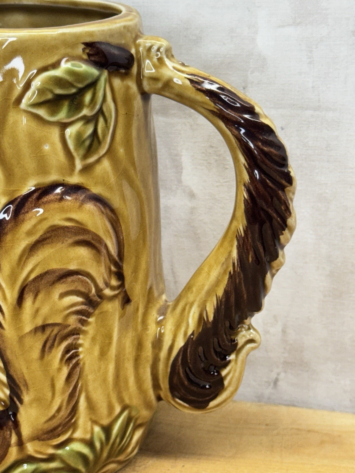 Ceramic Squirrel Pitcher Vintage #1116