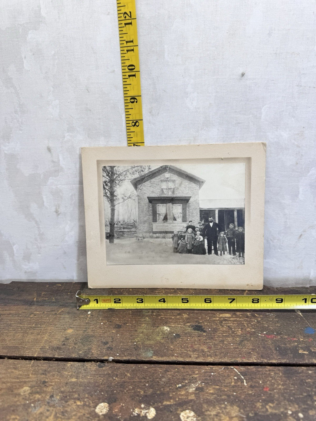 1910 Family Photograph Waupun Wisconsin Antique Historic 