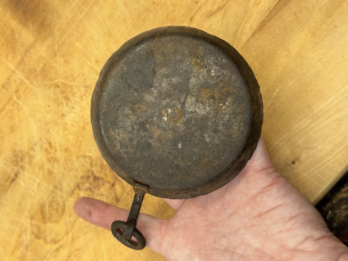 Antique Handheld Candle Holder #1252