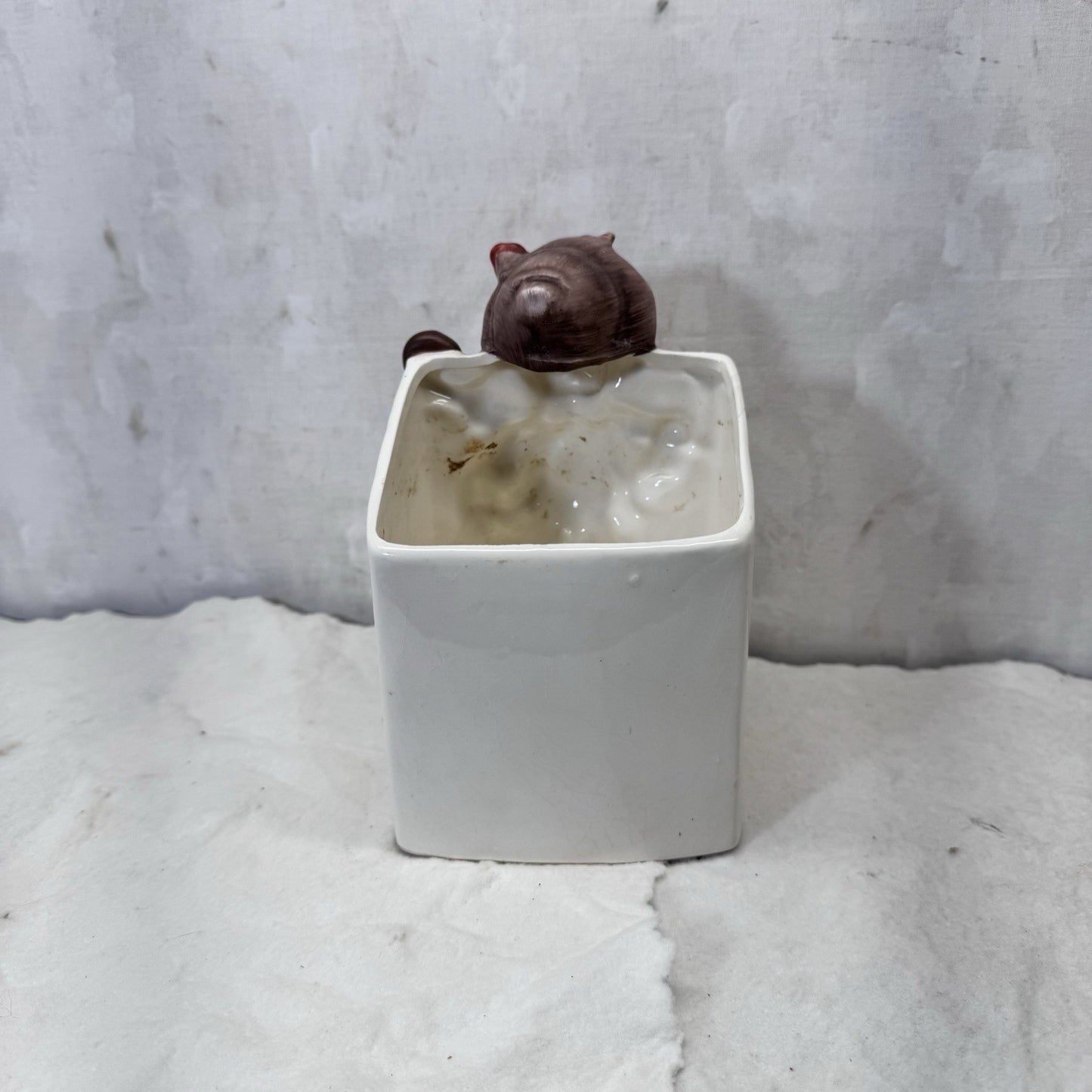 Napcoware Little Boy Planter Vintage 