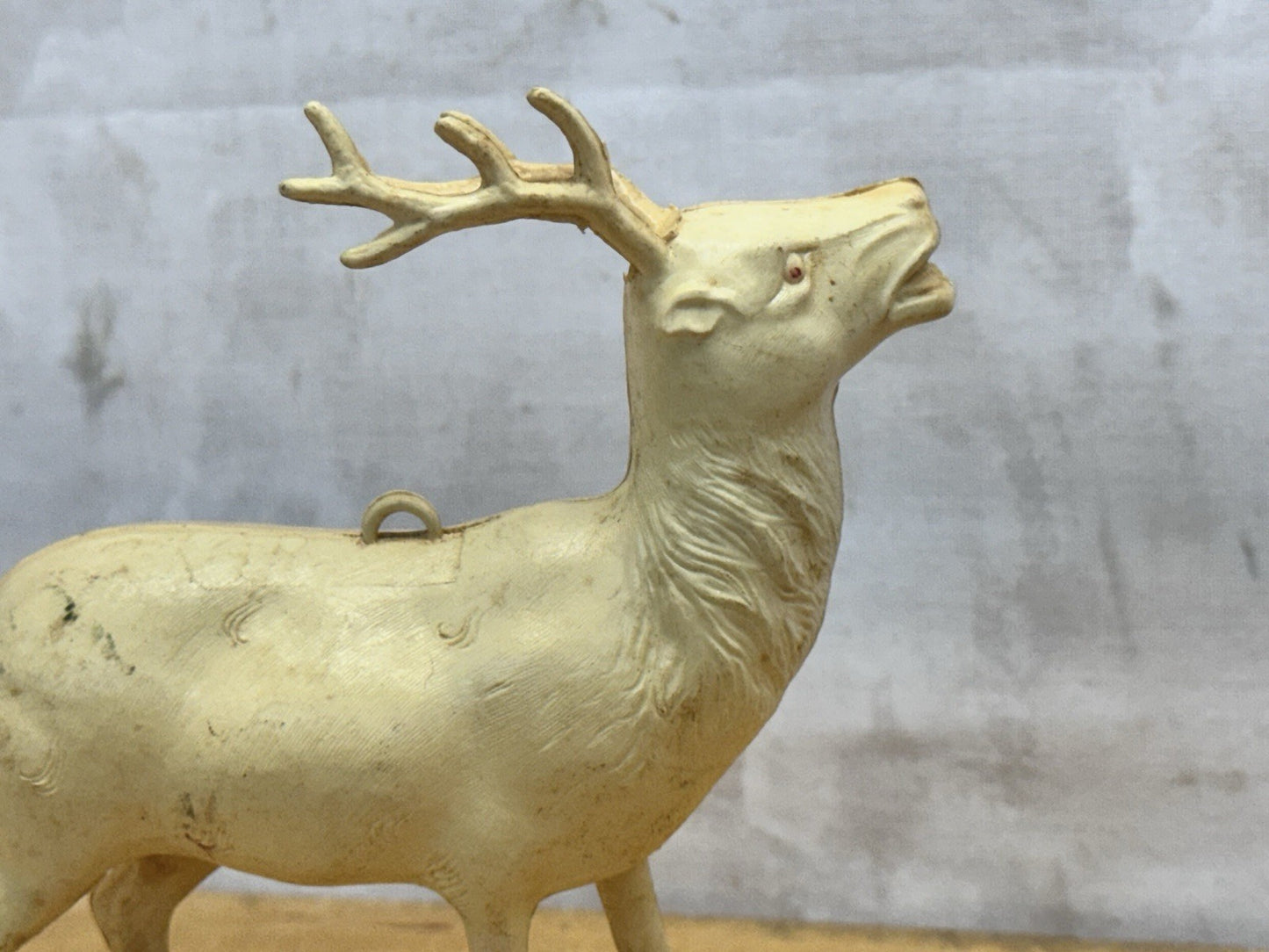 Plastic Reindeer Vintage Christmas #1054
