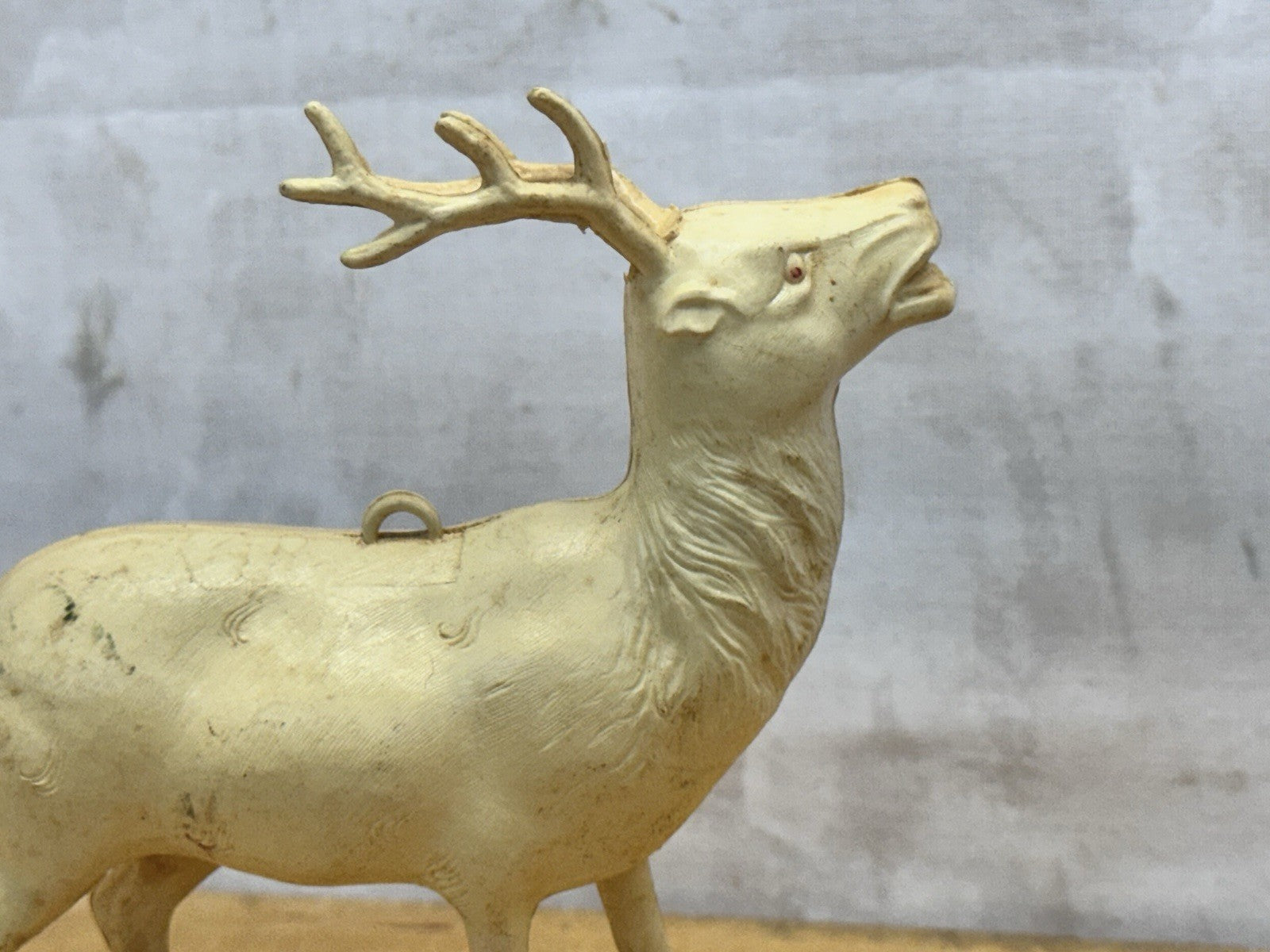 Plastic Reindeer Vintage Christmas #1054