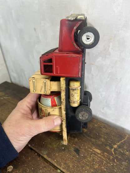 Tin Litho Cement Truck Non Working