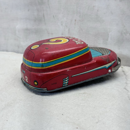 Tin Litho Magic Car No. 2 Vintage Toy Car For Parts Japan