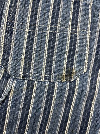 McKids Striped Bob Overalls  Child’s Size 4