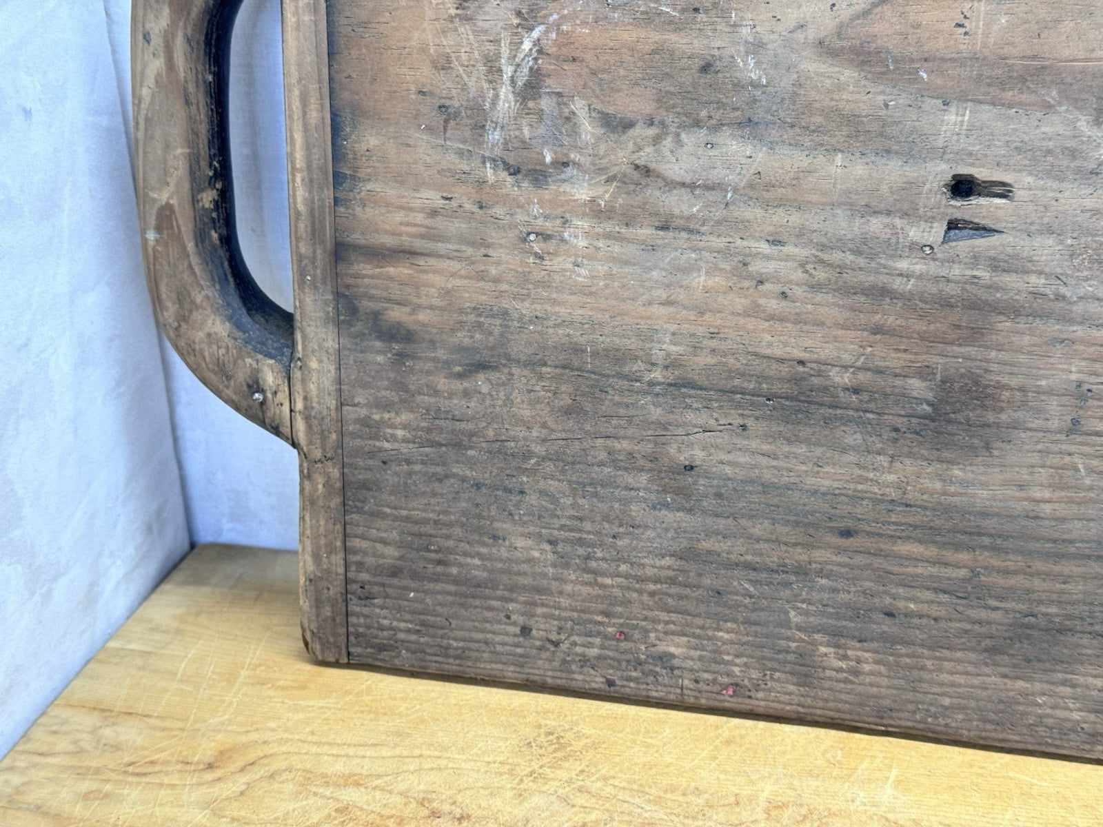 Coin Slot Organizer Primitive Drawer Wooden #1146