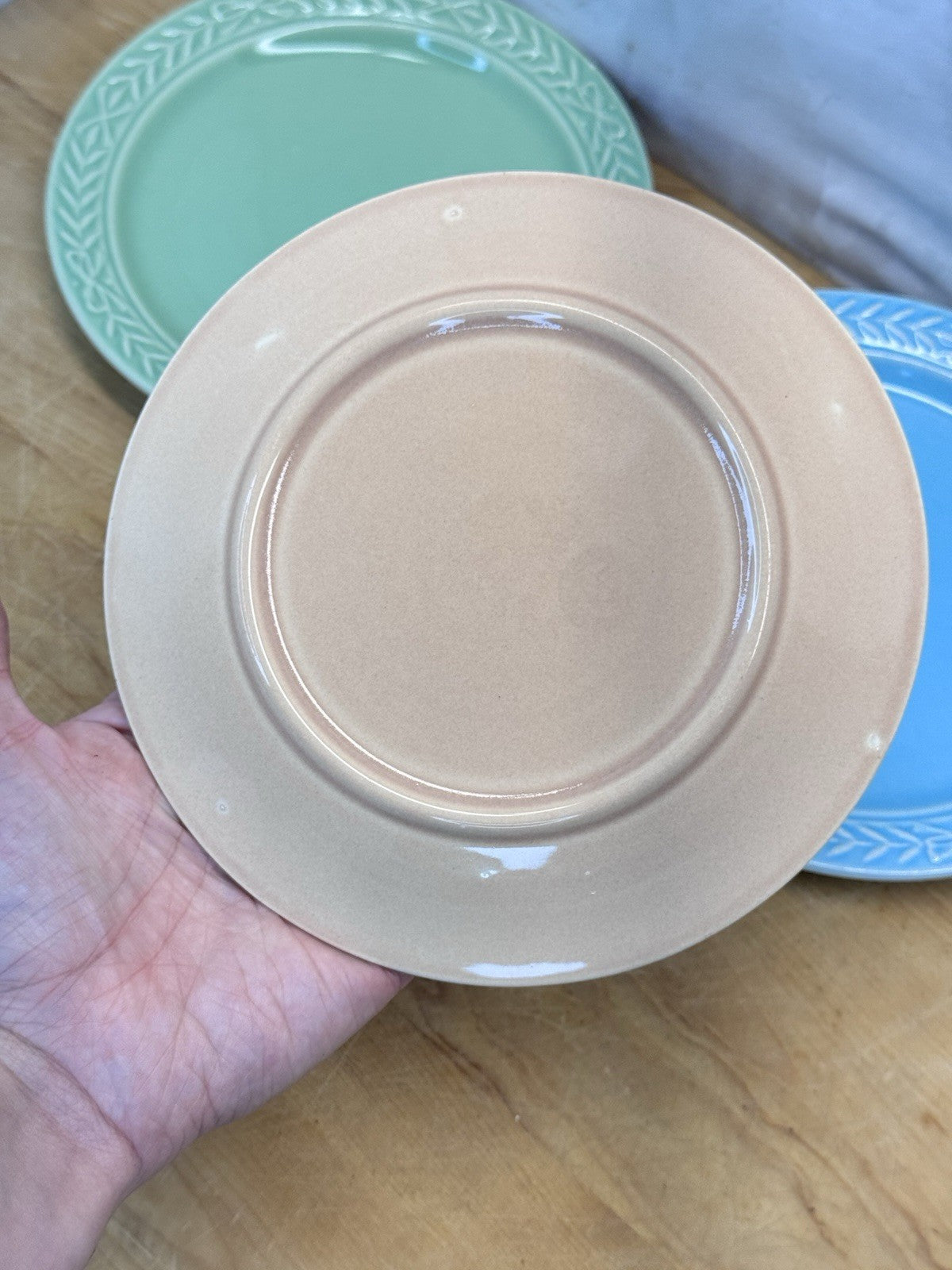 Laurella Set Of Four Plates Vtg #1297