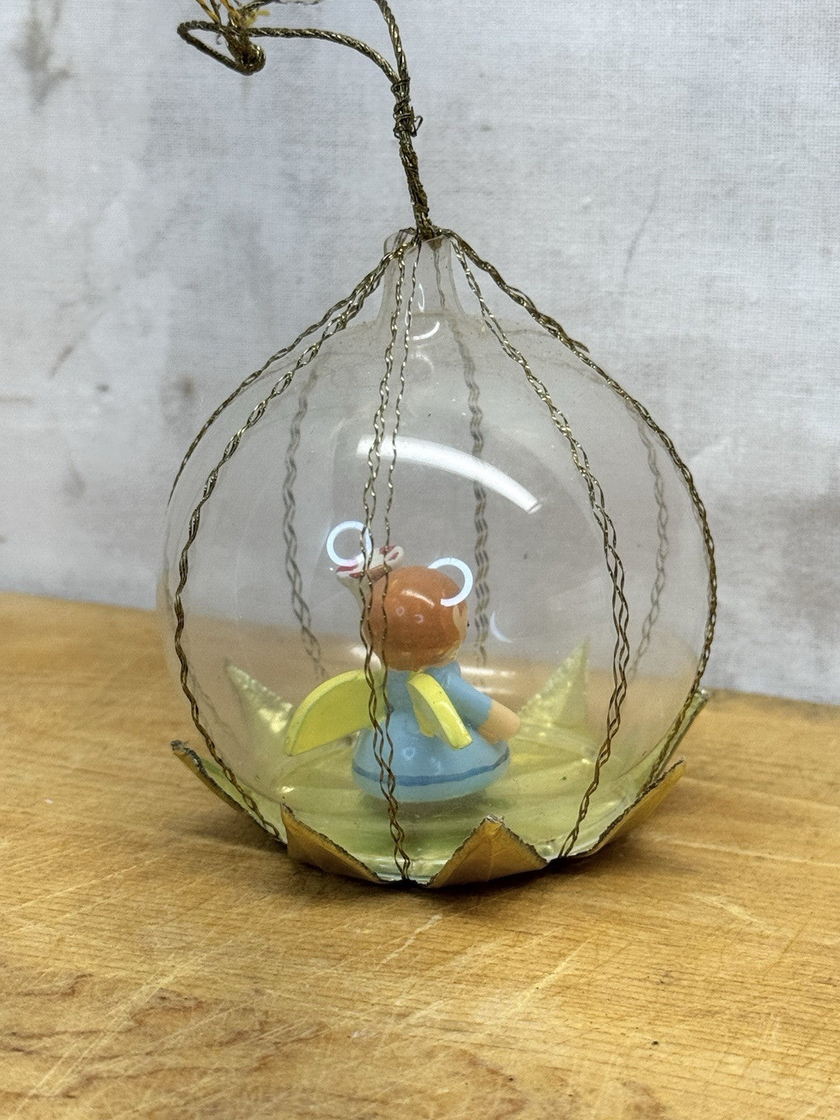Vintage West Germany Angel Ornament  #1053