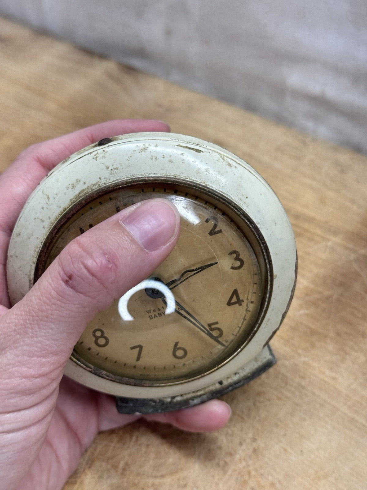 Vtg Baby Ben Alarm Clock #S-1531
