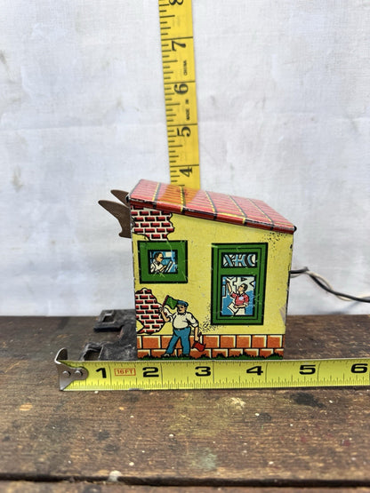 Vtg Marx 1614 Railroad River Div. Sec 8 Tin Litho Dump Station #S-1609