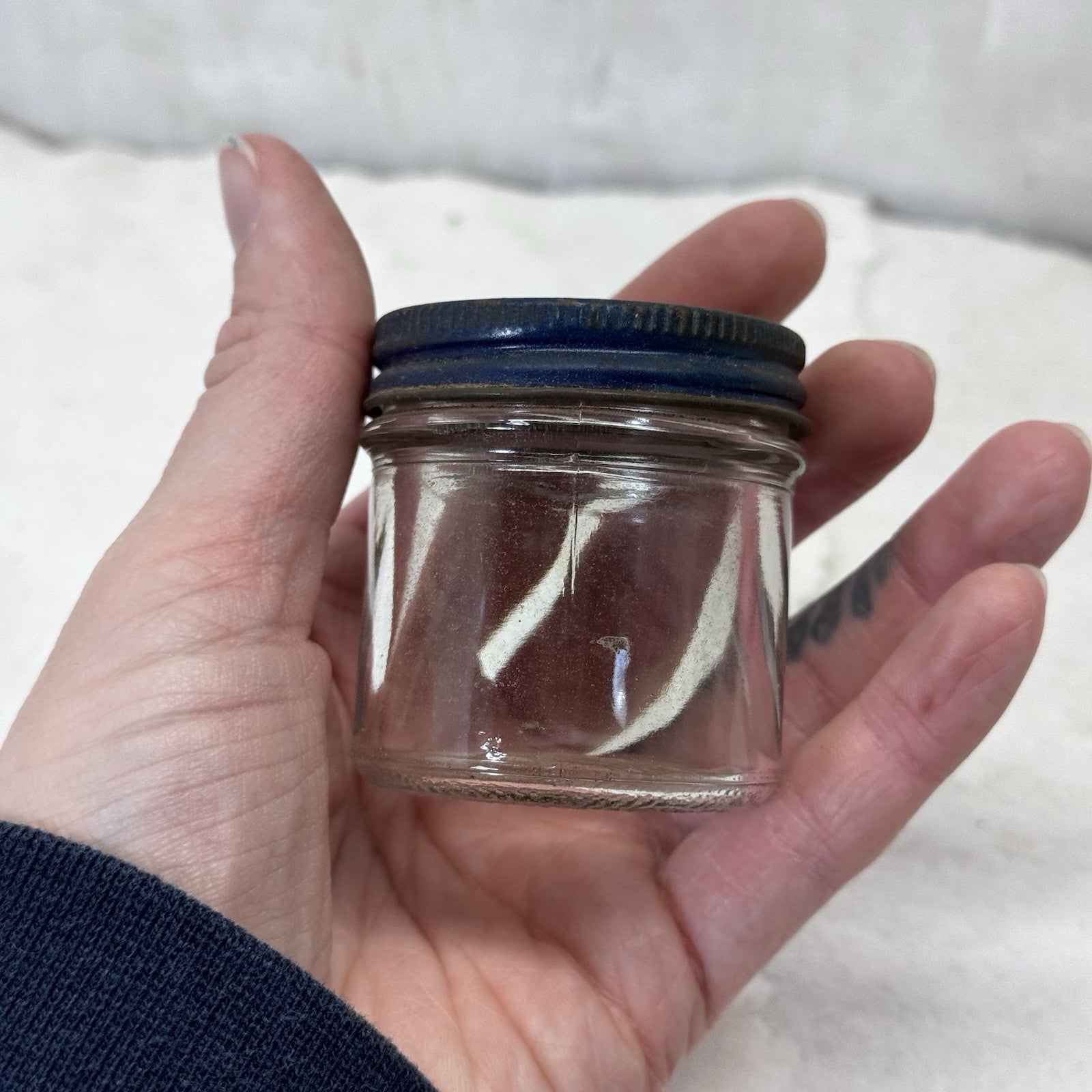 Small Rexall Vintage Glass Jar 