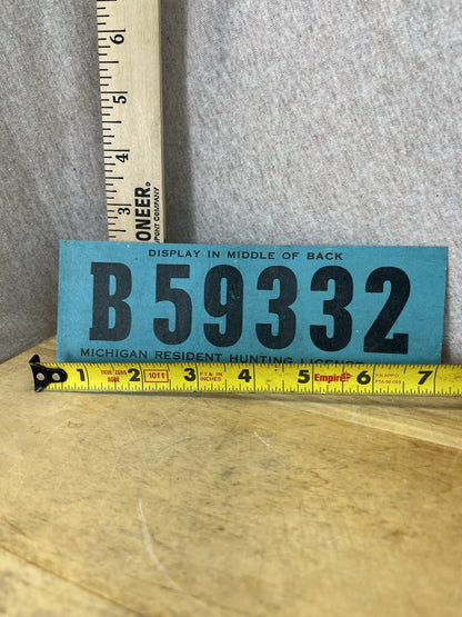 Michigan 1955 Deer Back Tag (B59332)