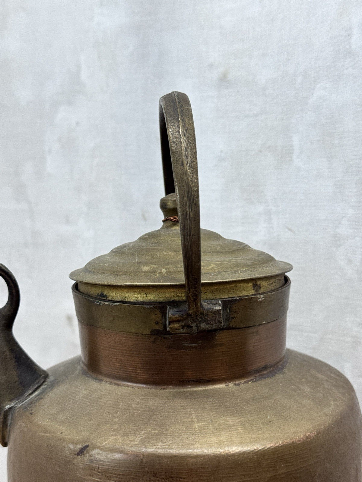 Amphora Copper Jug ​​with Brass Spout 1900-1920 Antique #1160