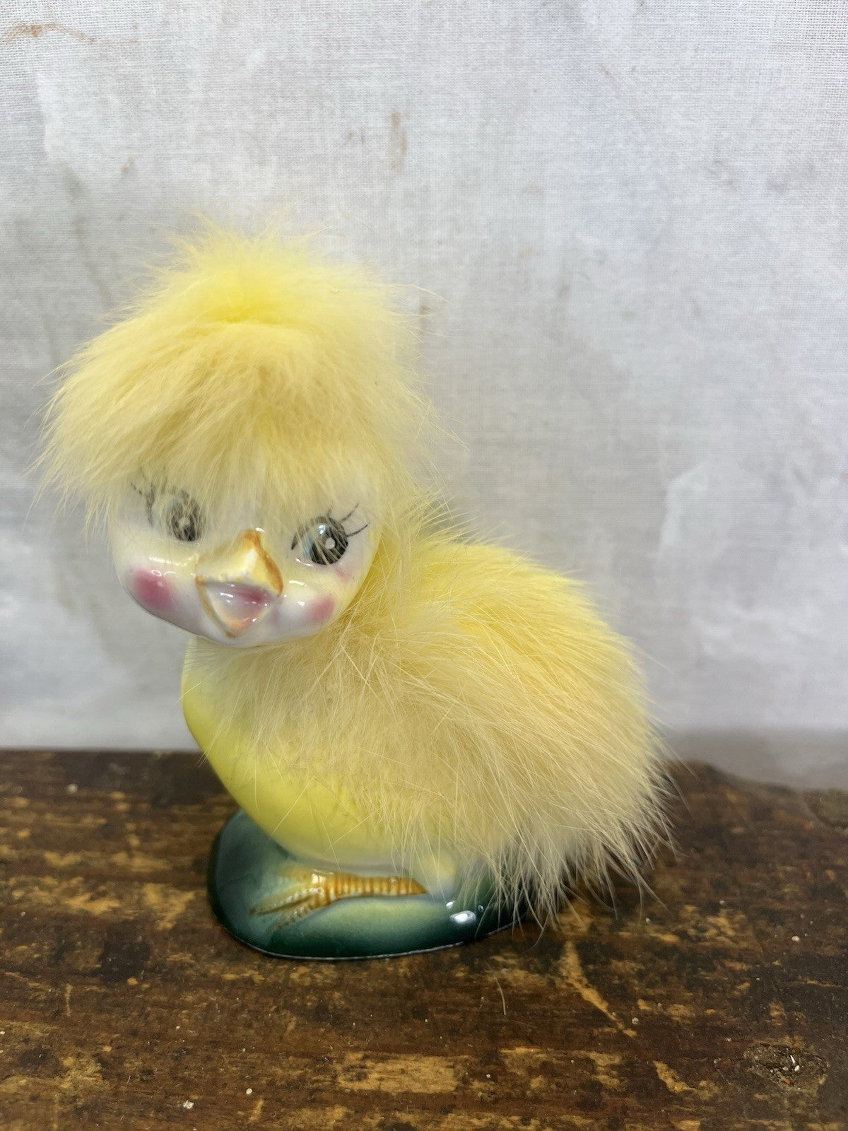 Norcrest Fuzzy Wuzzy Vintage Easter Chick