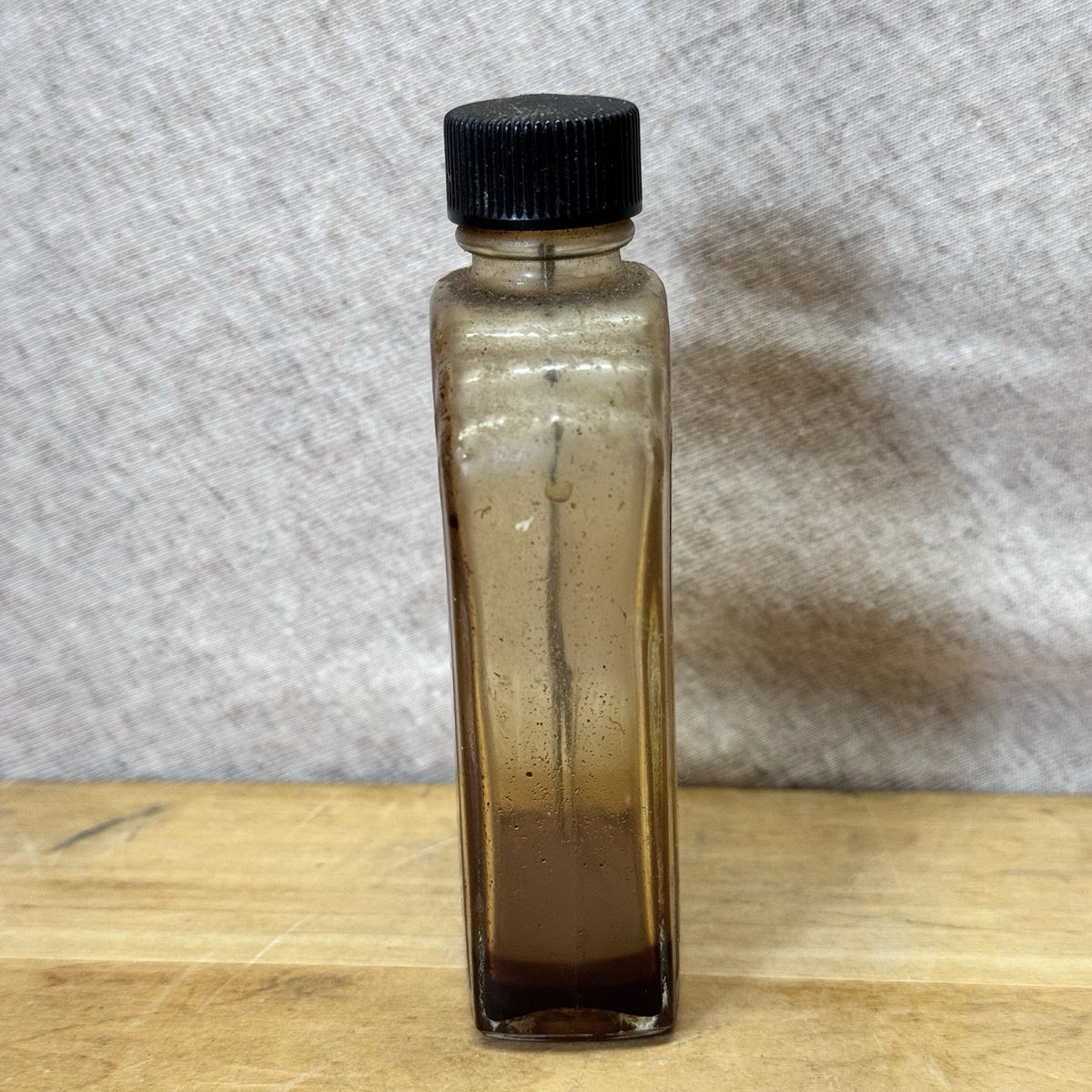 Kenmore Stainless Glass Vintage Bottle EMPTY